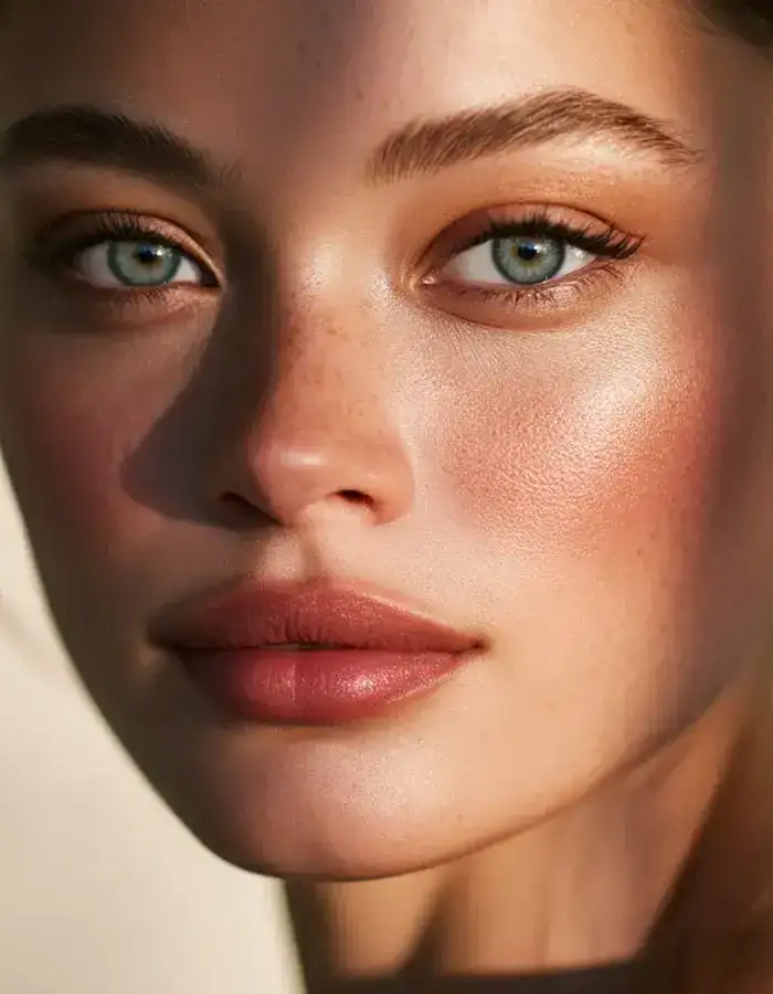 Professional lip enhancement results showcasing natural beauty and volume