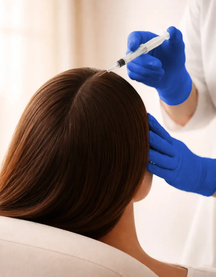 PRP Hair Restoration treatment for natural hair regrowth