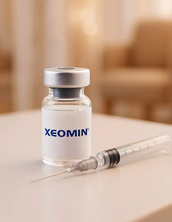 Professional Xeomin treatment results showcasing natural beauty and wrinkle reduction